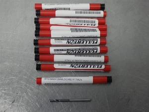 10 ¡NUEVO! Fresas de extremo de carburo FULLERTON 3,0 mm 1 flauta ZEALU3125031 - Imagen 1 de 3