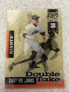 1996 Sportflix Double Take Chipper Jones Matt Williams #3 HOF - Picture 1 of 2