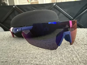 NEW Adidas Aero Ultra-Lite Purple Pink Mirrored Sunglasses Wrap Frame 135-135 - Picture 1 of 5
