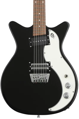 Danelectro 59X12 12-String Electric Guitar - Black - Image 1 of 4