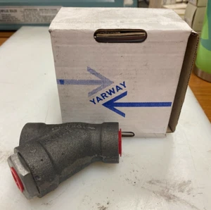 👀 NEW YARWAY 1/2" CAST IRON STRAINER 250 PSI 927891-01 - Picture 1 of 7