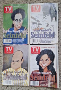 TV Guide A FOND FAREWELL TO SEINFELD Complete Collectors Set (4) 1998 - Bild 1 von 2