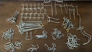Peg Board Hook Assorted Lot - 132 Pieces - Picture 1 of 5
