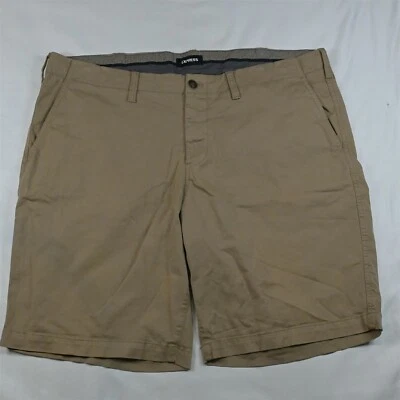 Классические эластичные китайские шорты Express 40 x 10 дюймов Camel хаки на коленях - Изображение 1 из 3