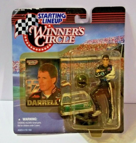 1997 STARTING LINEUP- WINNER'S CIRCLE - DARRELL WALTRIP - NASCAR FIGURE & CARD Cover