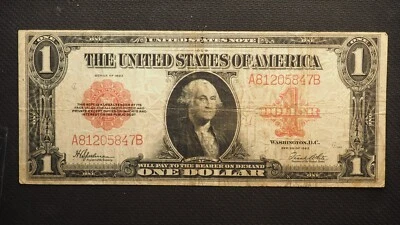 1923  $1  LEGAL TENDER  (RED SEAL ) NICE NOTE- FREE SHIPPING L448 - Image 1 of 2