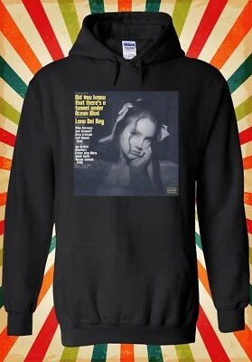 Póster de portada musical de Lana Del Rey genial para hombres mujeres unisex sudadera con capucha 3184 Foto 1 de 4