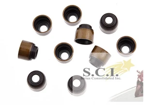 KAWASAKI EX250 EX300 ER650 EN650 EJ800 EJ650 BR250 BR125 VALVE STEM SEALS x 10  - Picture 1 of 1