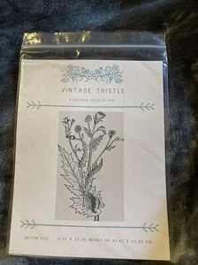 Cross Stitch Pattern - Vintage Thistle - Picture 1 of 1