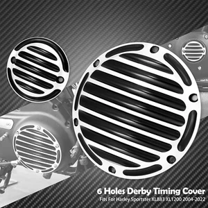 Derby & Timing Timer Cover Fit For Harley Sportster XL 1200 883 48 72 2004-2020 - Picture 1 of 12