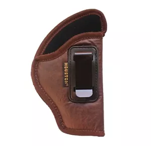 NEW BROWN IWB Soft Leather Holster Houston - You'll Forget It's On! Choose Model - Picture 1 of 36