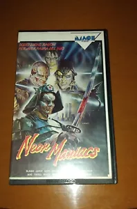VHS "RARISSIMA" NEON MANIACS HORROR 1986 (PANARECORD) IMAGE VIDEO VERSIONE ITALY - Foto 1 di 5