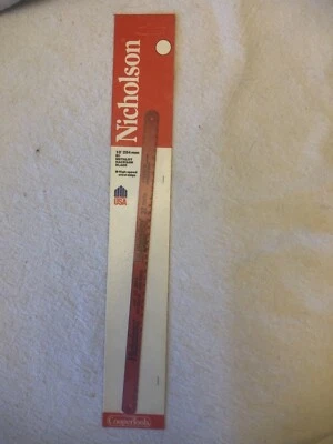 Hoja de sierra de calar bimetálica Nicholson 10" 32 TPI hecha en EE. UU. Foto 1 de 4