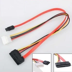 Cable SATA Data IDE alimentation 22 pin (15 + 7) HDD. Câble d'alimentation - Picture 1 of 1