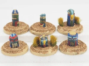 WARCRADLE WILD WEST ESODO SPIRITO GUERRIERO TOTEM X 6. PTD. VERDE 1852 - Foto 1 di 4