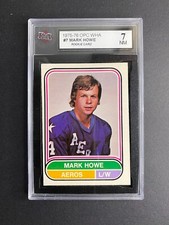 1975-76 O-P-CHEE WHA MARK HOWE ROOKIE KSA 7 NM