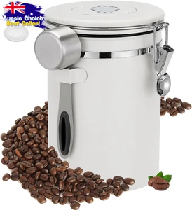 Coffee Canister, 60oz, Airtight, Date Tracker, Scoop, Food Storage, Coffee, Tea - Picture 1 of 12