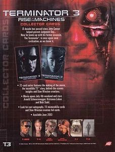 TERMINATOR 3 RISE OF THE MACHINES MOVIE 2003 COMIC IMAGES PROMOTIONAL SELL SHEET - Picture 1 of 1