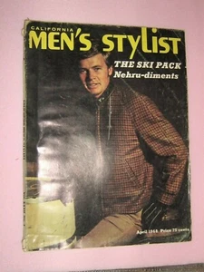 Vintage California Men's Stylist April 1968 Fashion Apparel Shoes Shirts - Picture 1 of 2