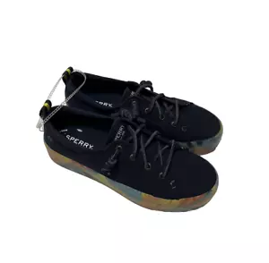NUEVOS mocasines/zapatos sin cordones para mujer Sperry con plataforma cresta EE. UU. 7.5 - azul marino - Imagen 1 de 6