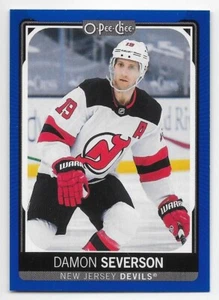 21/22 O-PEE-CHEE BLUE BORDER PARALLEL Damon Severson #415 - Picture 1 of 1