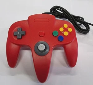 Nintendo Red Replacement Controller By Mars Devices Gamepad For N64 Brand New 7Z - Picture 1 of 3