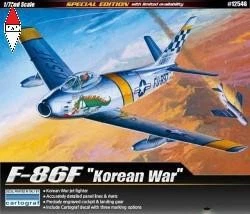 ACADEMY 1/72 USAF F-86F KOREAN WAR - Immagine 1 di 2