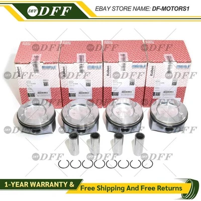 Juego de 4 pistones y anillos de motor OEM para Mercedes-Benz C160 C180 C200 1.5T 2640301900 Foto 1 de 4