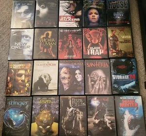 Out of Print or Rare Horror Movies Lot (20 DVDs) Collectible Titles! - Imagen 1 de 3