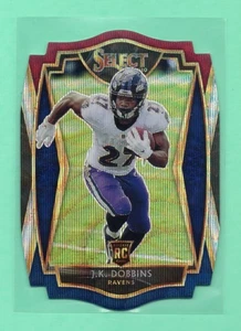 2020 Panini Select JK Dobbins #152 Premier Level Tricolor Die-Cut Prizm RC - Picture 1 of 2