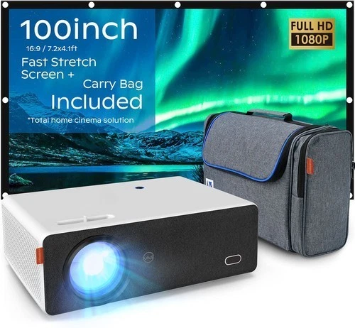 D5000 1800 Ansi Full HD1080p Home Theater Digital LCD Android Projector 3000:1 - Image 1 of 4