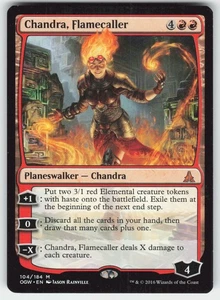 MTG Magic the Gathering Chandra, Flamecaller (104/198) Oath of the Gatewatch LP - Picture 1 of 2