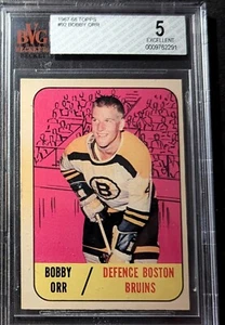 1967 OPC/Topps Bobby Orr #92 BVG 5 (ST). No creases. - Picture 1 of 6