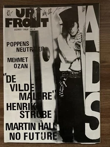 Michael "Funder" Thorlasius ADS Punk 1983 "Upfront" VERY RARE Danish Magazine - Picture 1 of 4
