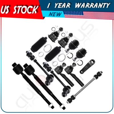 Para Toyota 4Runner 2003-09 14 piezas rótulas barra estabilizadora barra de amarre piñón fuelle Foto 1 de 4