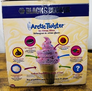 Arctic Twister Home SOFT SERVE Ice Cream Mixer Black & Decker **NEW IN BOX** 🍦 - Picture 1 of 6