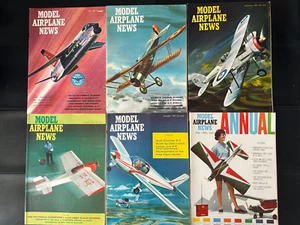 6 verschiedene 1961 bis 1962 Modellflugzeug Nachrichten Zeitschriften alles Flugzeuge L@@K - Bild 1 von 8