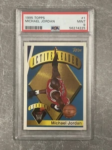 1995 NBA Topps Basketball Michael Jordan #1 PSA 9 MINT - Picture 1 of 2