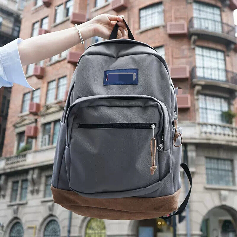 Mochila Superbreak Parte Inferior de Cuero 31L Bolso Escolar Unisex 11 Colores Foto 1 de 4