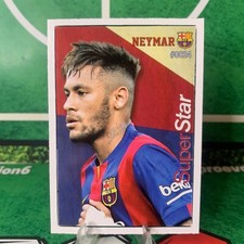 NEYMAR JR 24 - FCB BARCELONA - MUNDICROMO LEAGUE CHIPS QUIZ 2015 CARD