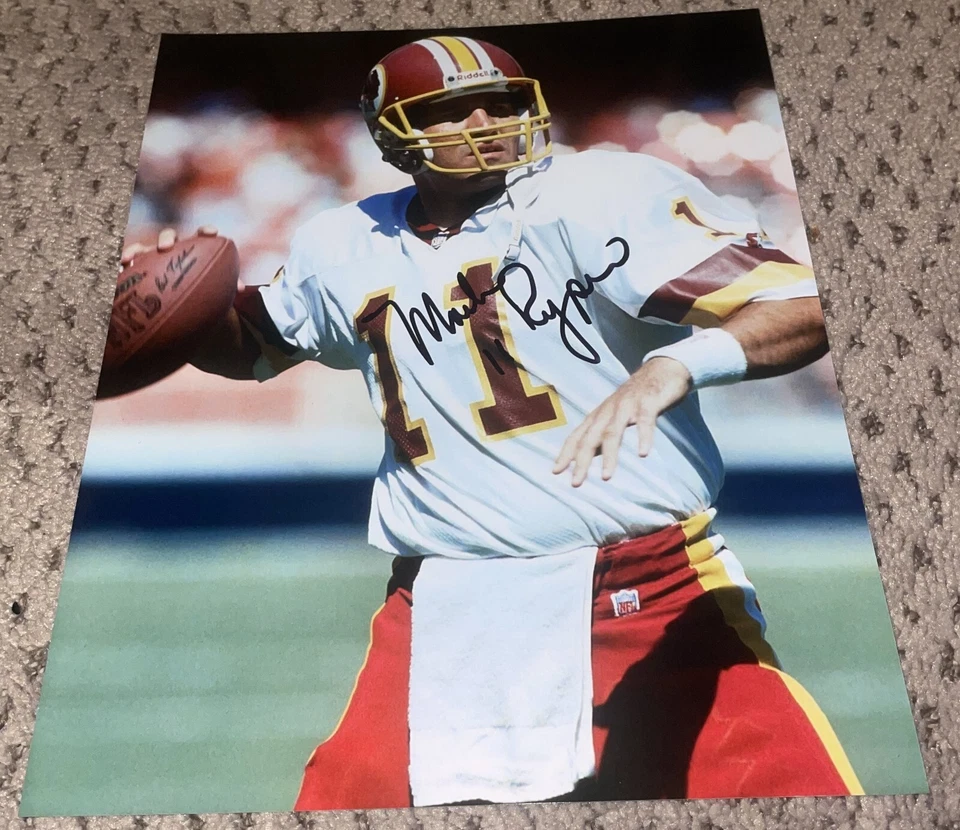 FOTO AUTOGRAFIADA 8X10 FIRMADA POR MARK RYPIEN WASHINGTON REDSKINS FUTBOL Foto 1 de 1