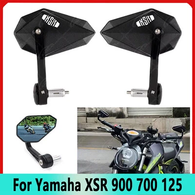 For Yamaha XSR 900 700 125 Accessories CNC Handle Bar End Mirrors Rearview New Foto 1 de 4