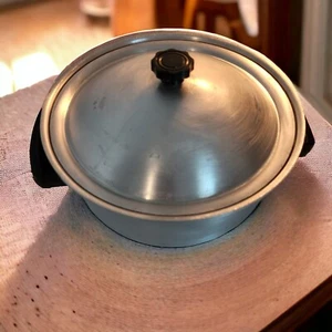 Vintage Kitchen Craft Brushed Aluminum 3 Quart Pot with Lid #2460 - Picture 1 of 7