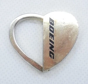 Llavero Boeing Heart Twist acabado dorado - Imagen 1 de 4