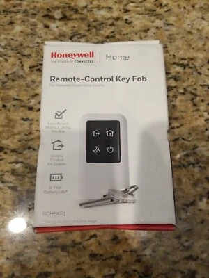 Honeywell Home Smart Home Remote Control Security Keyfob (RCHSKF1) White *NEW* - Image 1 of 4