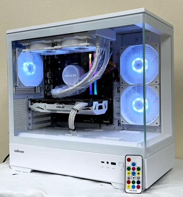 Custom Gaming PC Computer , GTX 1070, 1TB SSD, 16 RAM, Bluetooth Win 11 Pro WiFi - Image 1 of 4