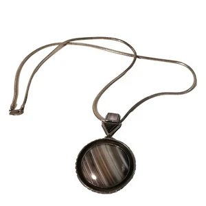 Carsi Taxco Sterling Silver Pendant Necklace  925 Italy Mexico 11.5" 40g TC-57 - Picture 1 of 17