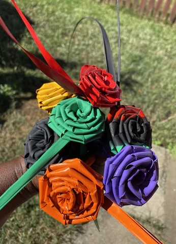 Sweetgrass Palmetto Roses (7 Colorful total per order) Cover