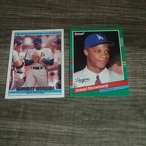 1991 Donruss Darryl Strawberry #696 and Dwight Gooden #446. NM/M - Picture 1 of 5