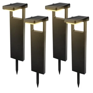 2/4/6x LED Lámpara Solar Luces Solares Exterior Lámpara Solar Luces Jardín - Imagen 1 de 14